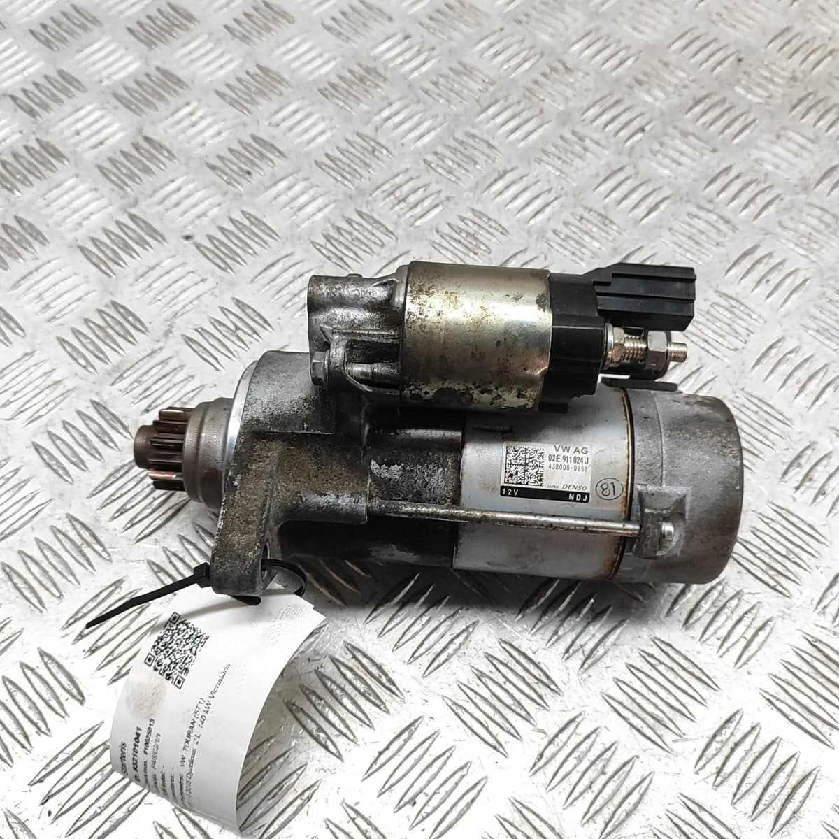 VOLKSWAGEN TOURAN 5T Starter Motor 02E911024J 2.0 Diesel 140kW 2015 32101041