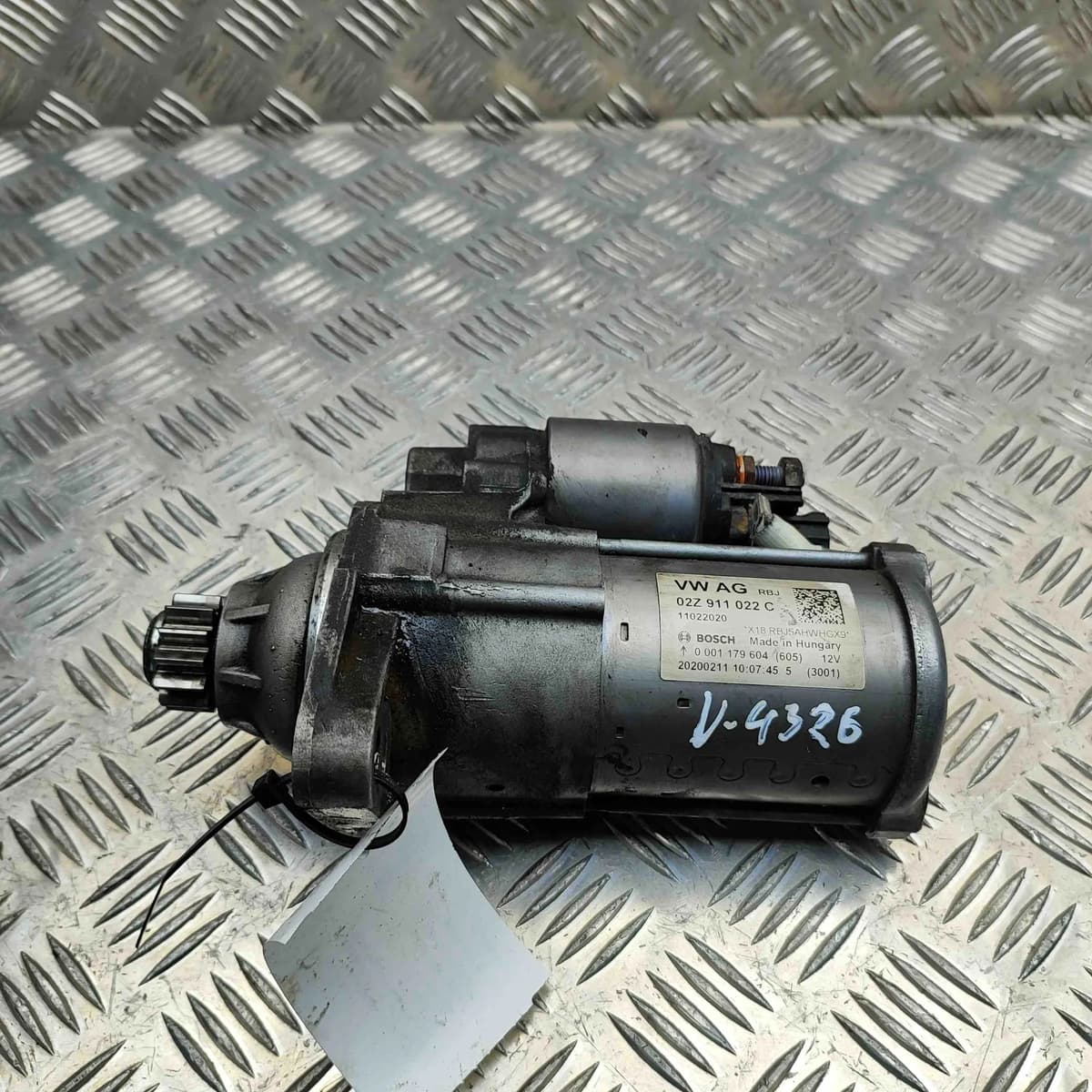 SKODA SCALA Starter Motor 0001179604 1.0 Petrol 85kw 2020 32410883