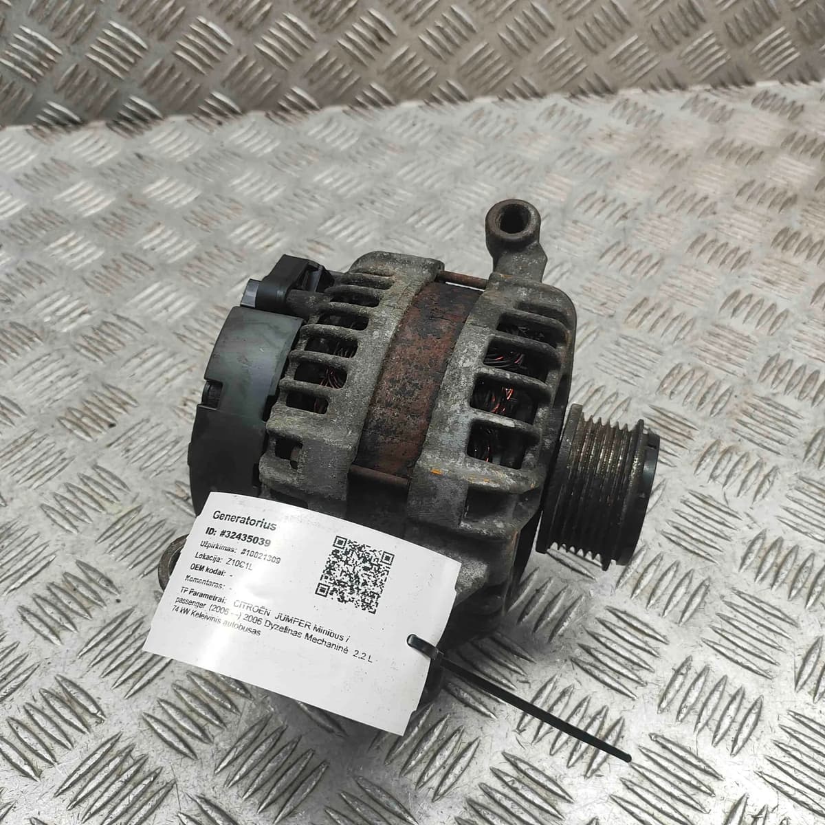 CITROËN JUMPER Minibus / passenger Alternator Generator 0125711102 32435039