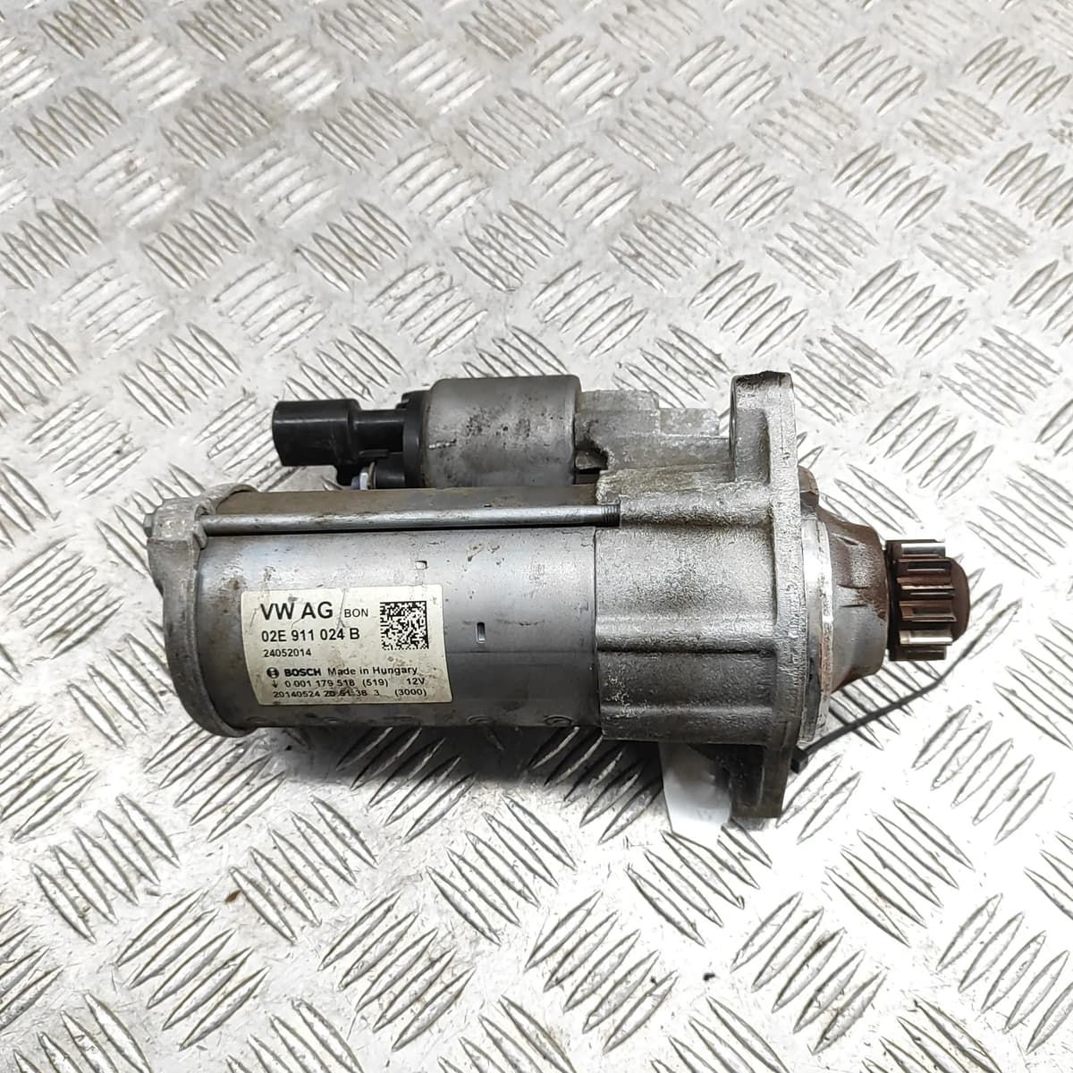 AUDI Q3 8U Starter Motor 02E911024B 2.5 Petrol 228kw 2014 32747773