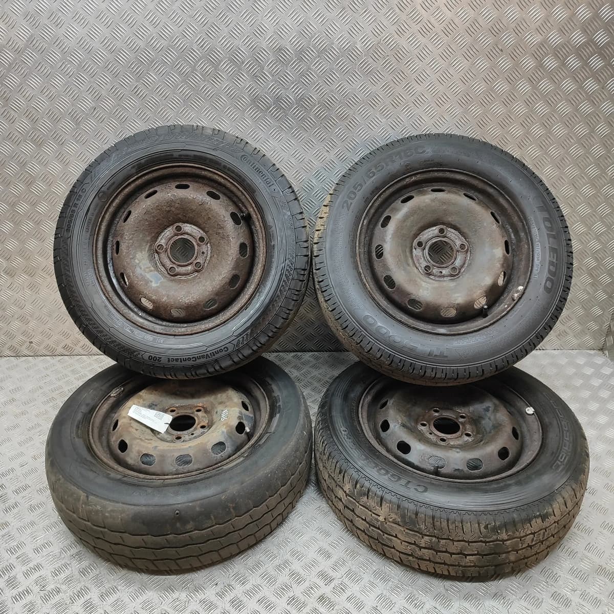OPEL VAUXHALL VIVARO B Steel Wheel Set 93866151 1.6 Diesel 92kw 2017 32956887