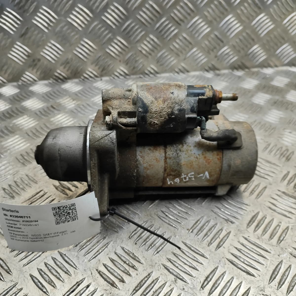 Iveco Daily MK3 Starter Motor 5801422464 2.3 Diesel 100kw 2019 33046711