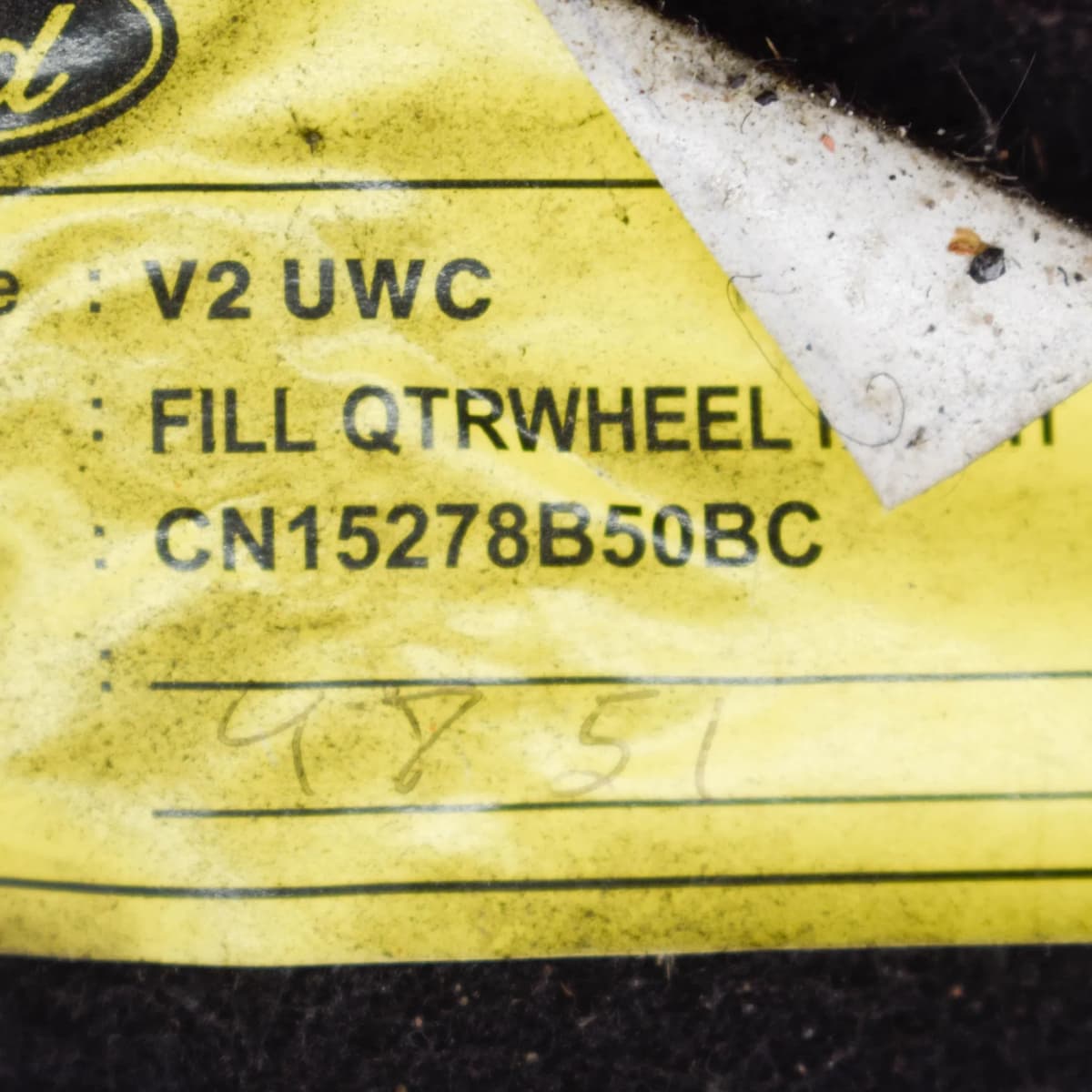 FORD ECOSPORT MK2 Rear Right Wheel Mud Splash Guard CN15278B50BC 2016