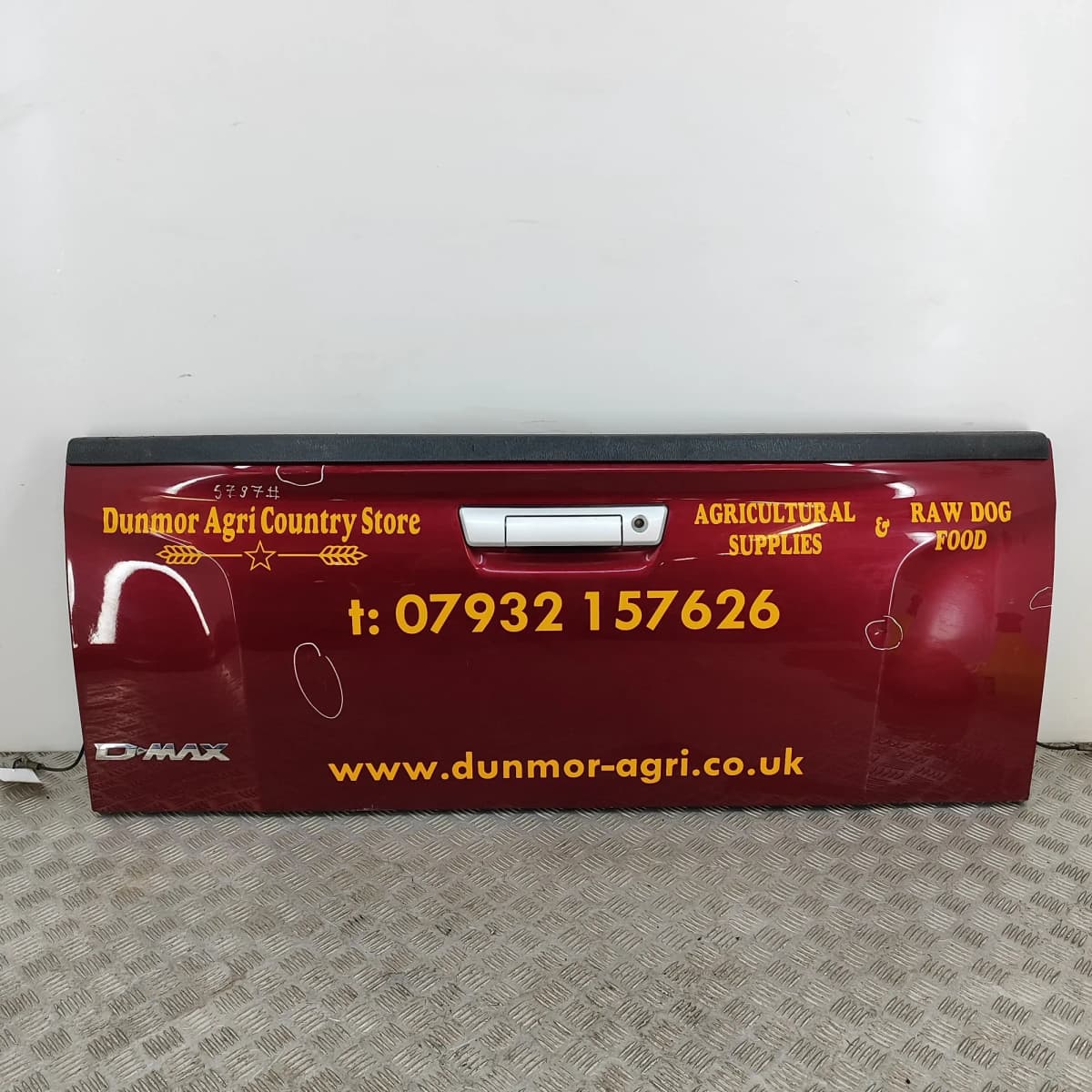 ISUZU D-MAX MK2 RT Tailgate Bootlid 8-98386-044-6 1.9 Diesel 120kW 2022 33119014