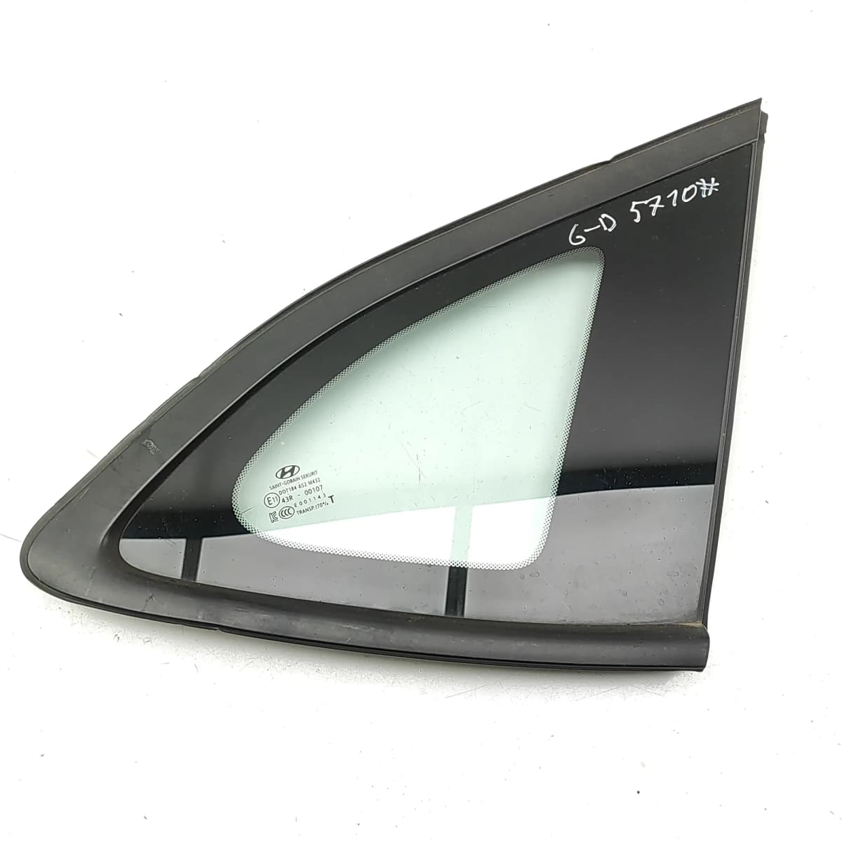 HYUNDAI TUCSON TL MK3 Rear Right Quarter Window AS2 87820-D3000 2017 33186478