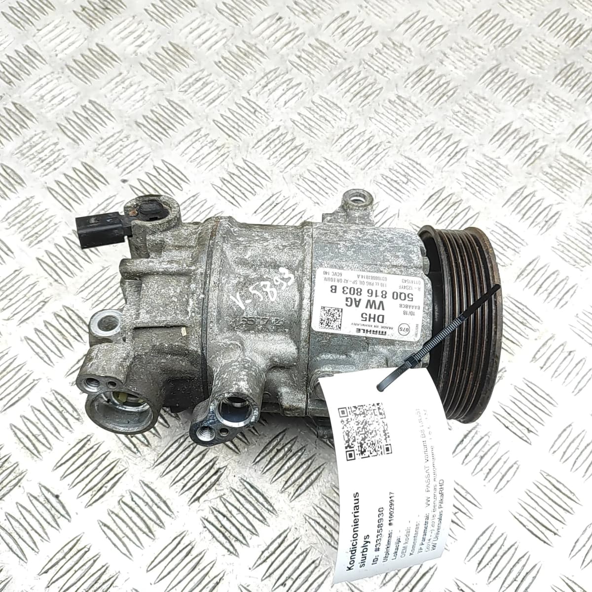 VW PASSAT Variant B8 3G Air Condition A/C Pump 5Q0816803B 1.8 Petrol 132kW 2018