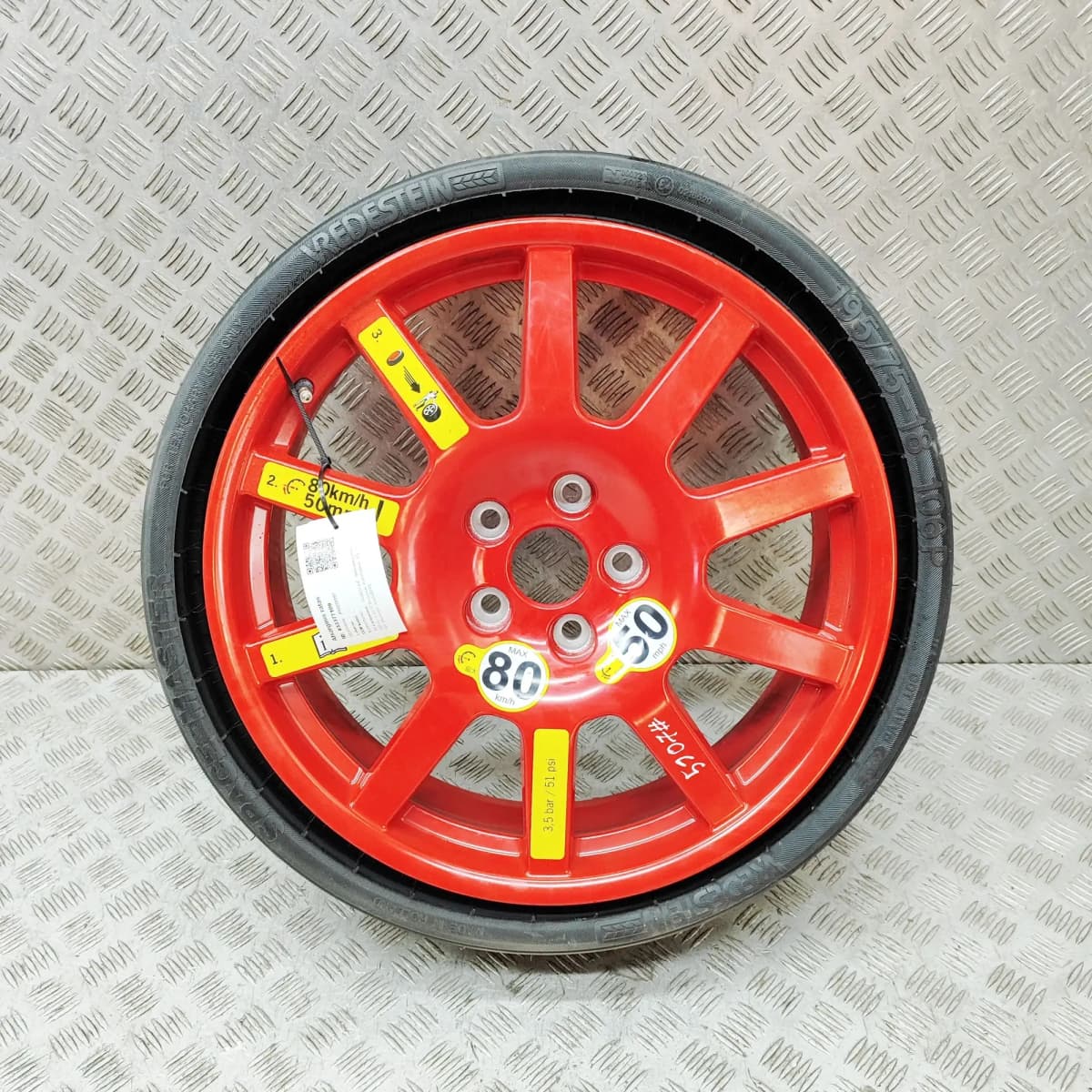 PORSCHE MACAN 95B Spare Wheel Space Saver 95B601027B 2.0 Petrol 185kW 2017