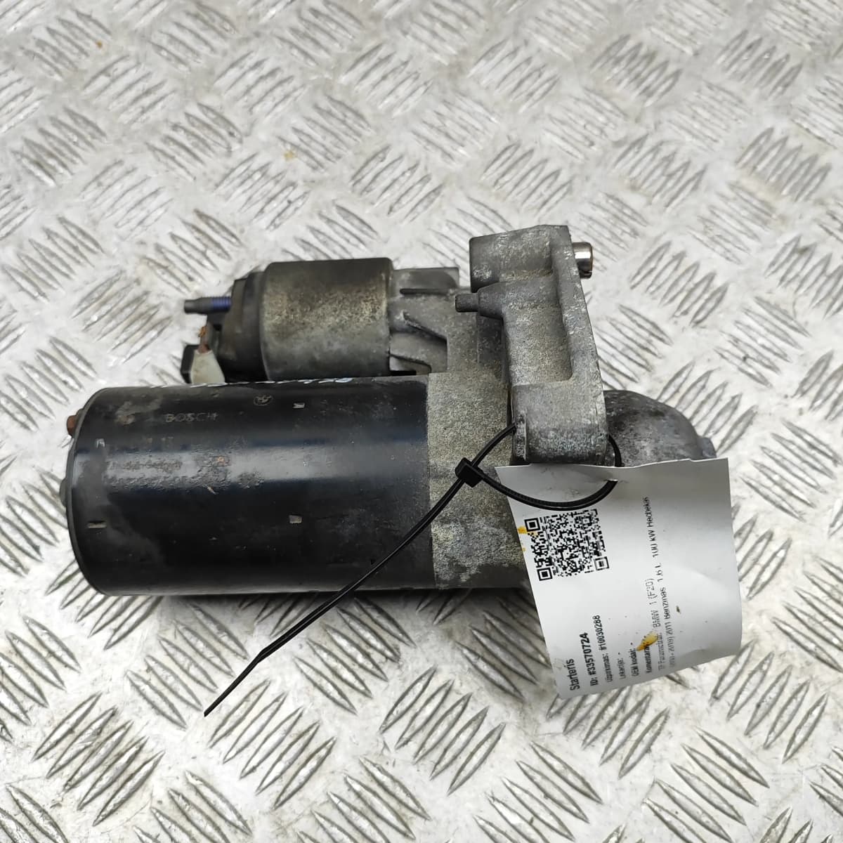 BMW 1 F20 Starter Motor 7631025 1.6 Petrol 100kw 2011 33570724
