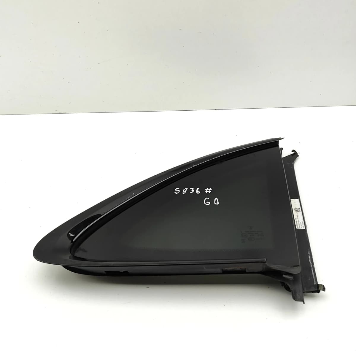 PORSCHE Taycan Rear Right Quarter Window 9J0845298 Electricity 420kw 33585182
