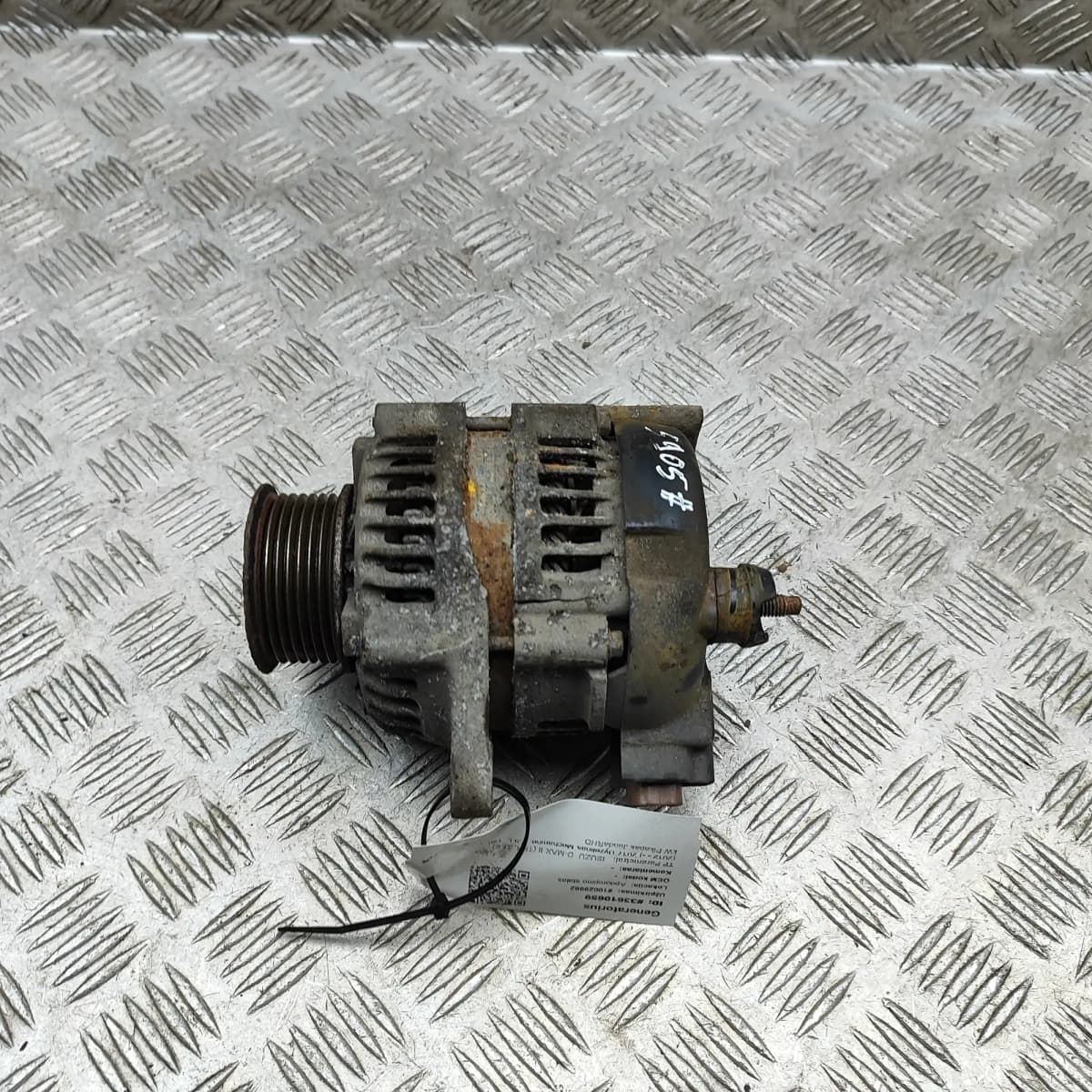 ISUZU D-MAX RT MK2 Alternator Generator 8-98229-789-0 2.5 Diesel 120kW 2017
