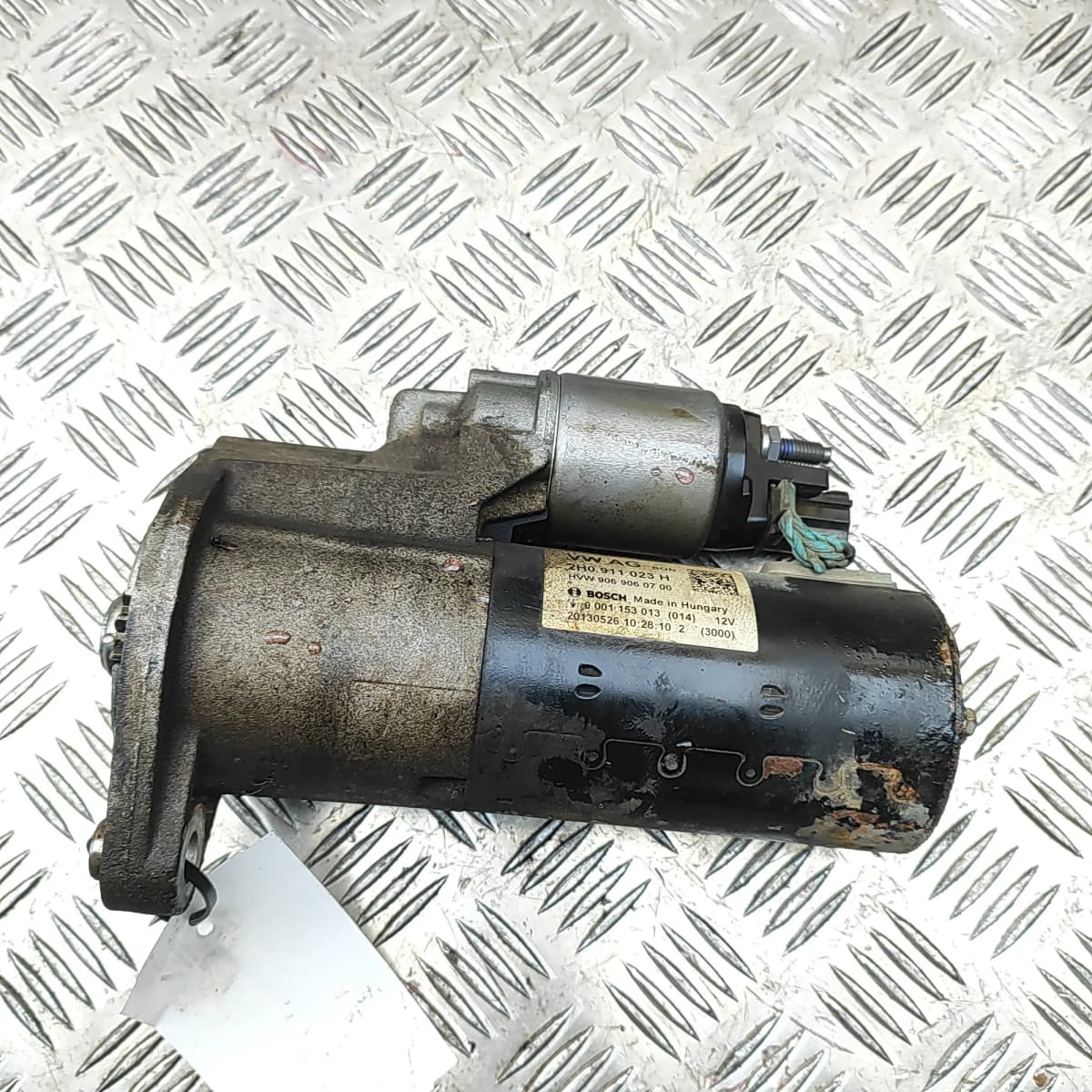 VW AMAROK 2H, S1B Starter Motor 2H0911023H 2.0 Diesel 132kw 2013 33731577