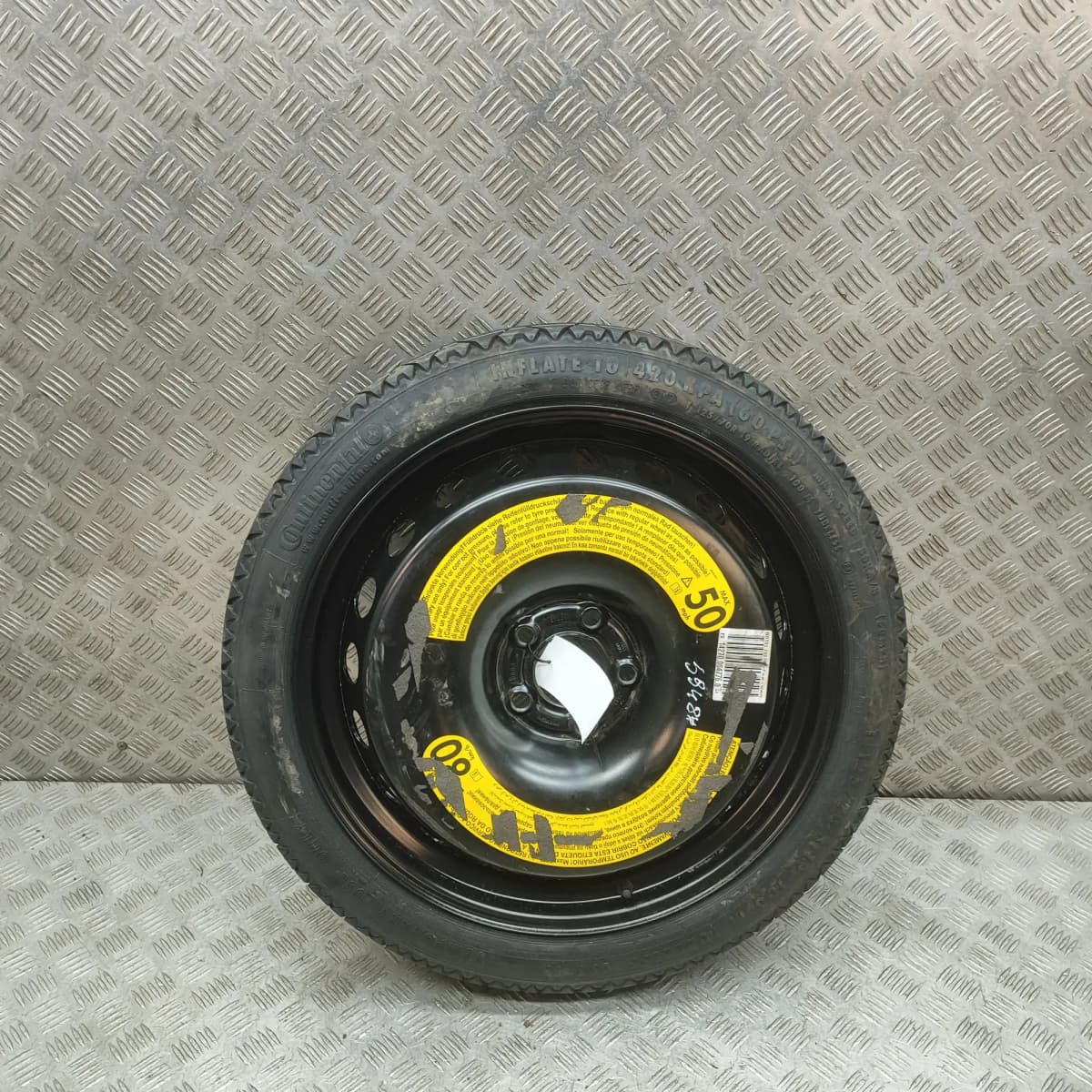 AUDI A5 F53 Spare Wheel Space Saver 8W0601027B 2.0 Diesel 140kw 2017 33741159