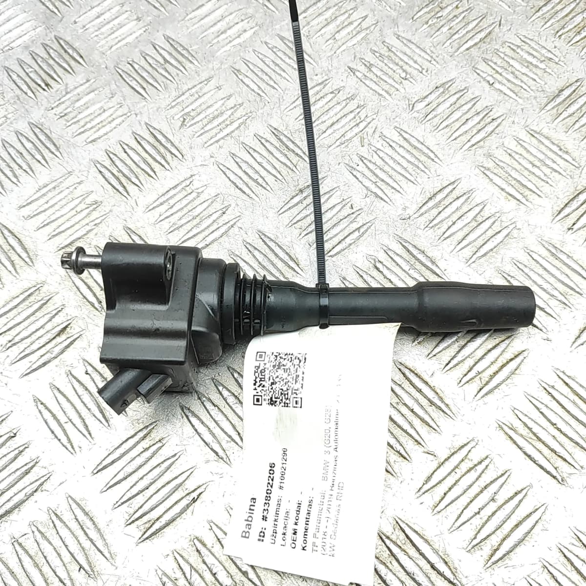 BMW 3 G20, G28 High Voltage Ignition Coil 8643360 2.0 Petrol 135kw 2019 33802206