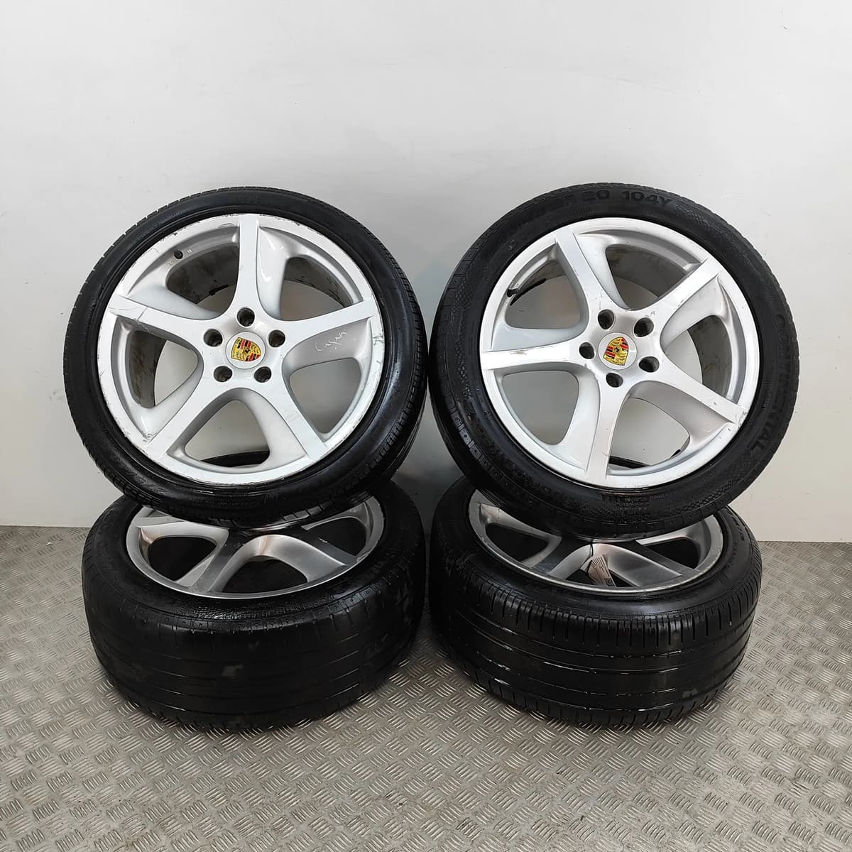 PORSCHE CAYENNE 9PA Alloy Wheel Set R20 7L5601025Q 2010 29441439