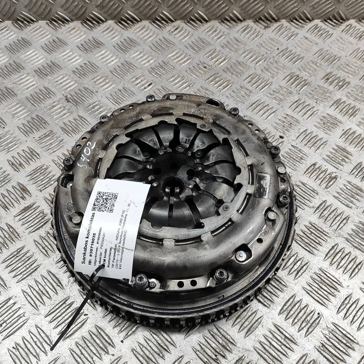 NISSAN JUKE F16 Clutch Kit 30205-7428R 1.0 Petrol 86kw 2024 30716035