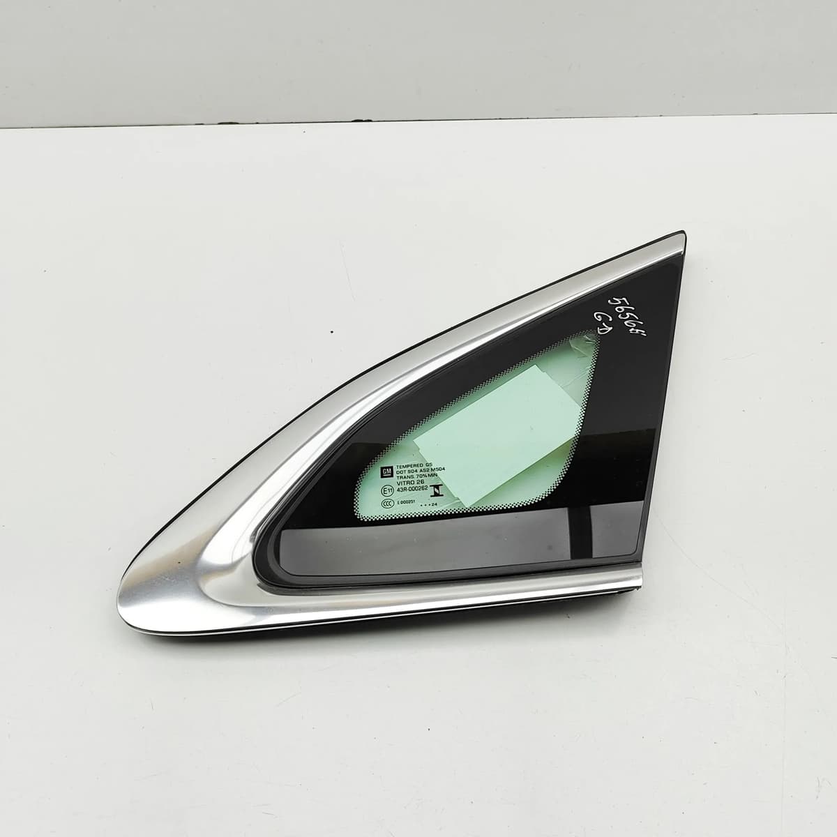 CHEVROLET MALIBU MK9 Rear Right Quarter Window AS2 84894585 2024 32598477