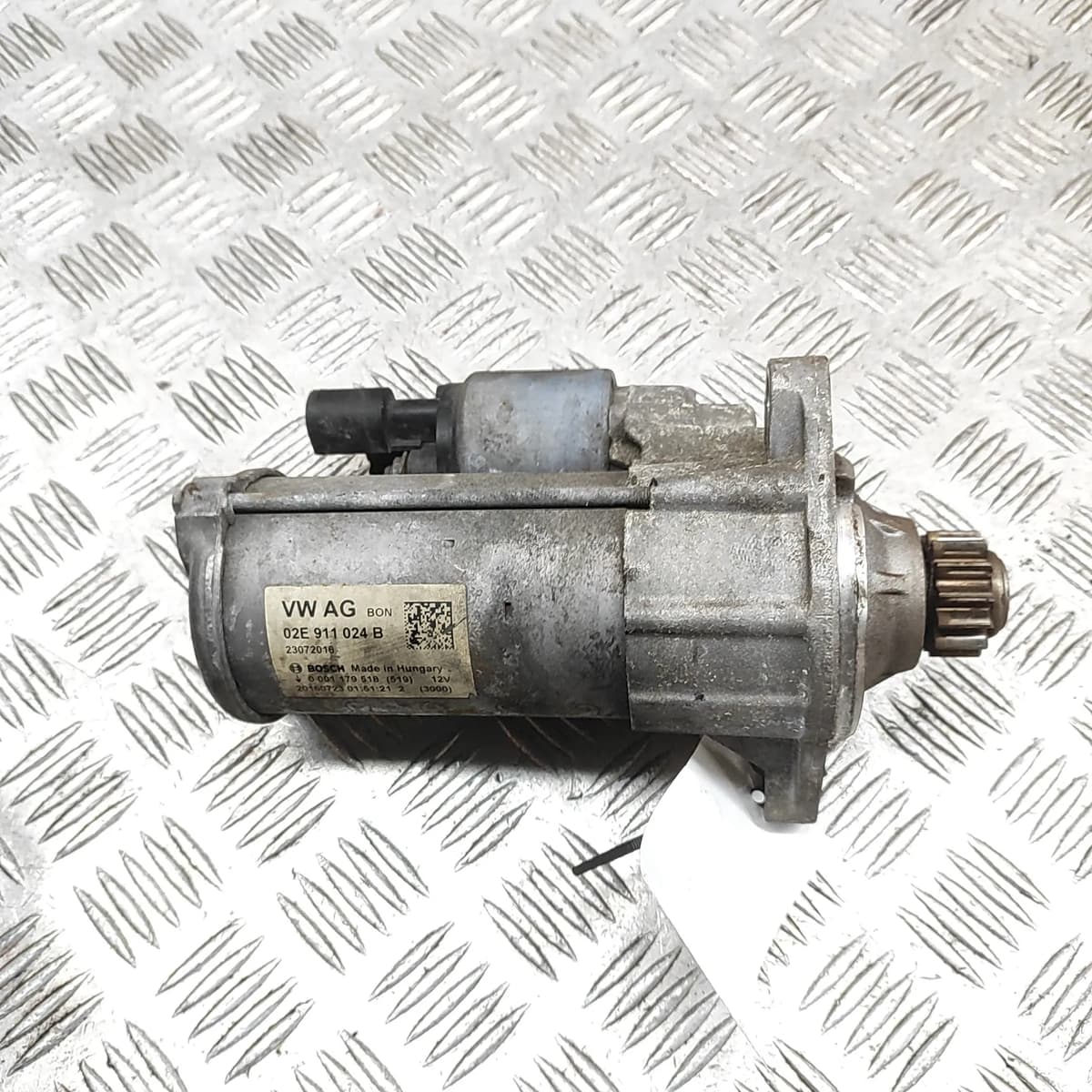 Volkswagen GOLF MK7 Starter Motor 02E911024B 2.0 Petrol 169kW 2015 32995688
