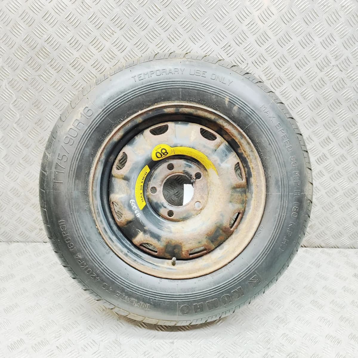 SSANGYONG REXTON W Spare Wheel Space Saver 41730-31710 2.2 Diesel 131kw 34150367