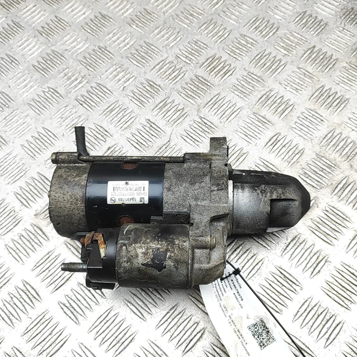 OPEL MOKKA / MOKKA X Starter Motor 55491789 1.6 Diesel 100kw 2015 34579379