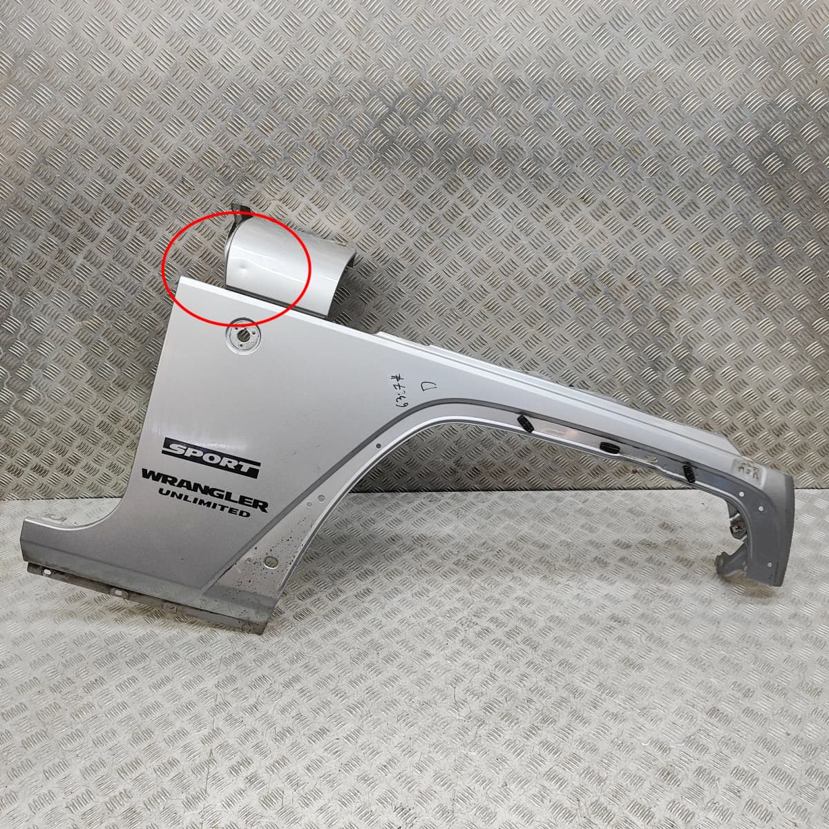 JEEP WRANGLER MK3 JK Front Right Fender 68029992AB 3.6 Petrol 213kw 2017