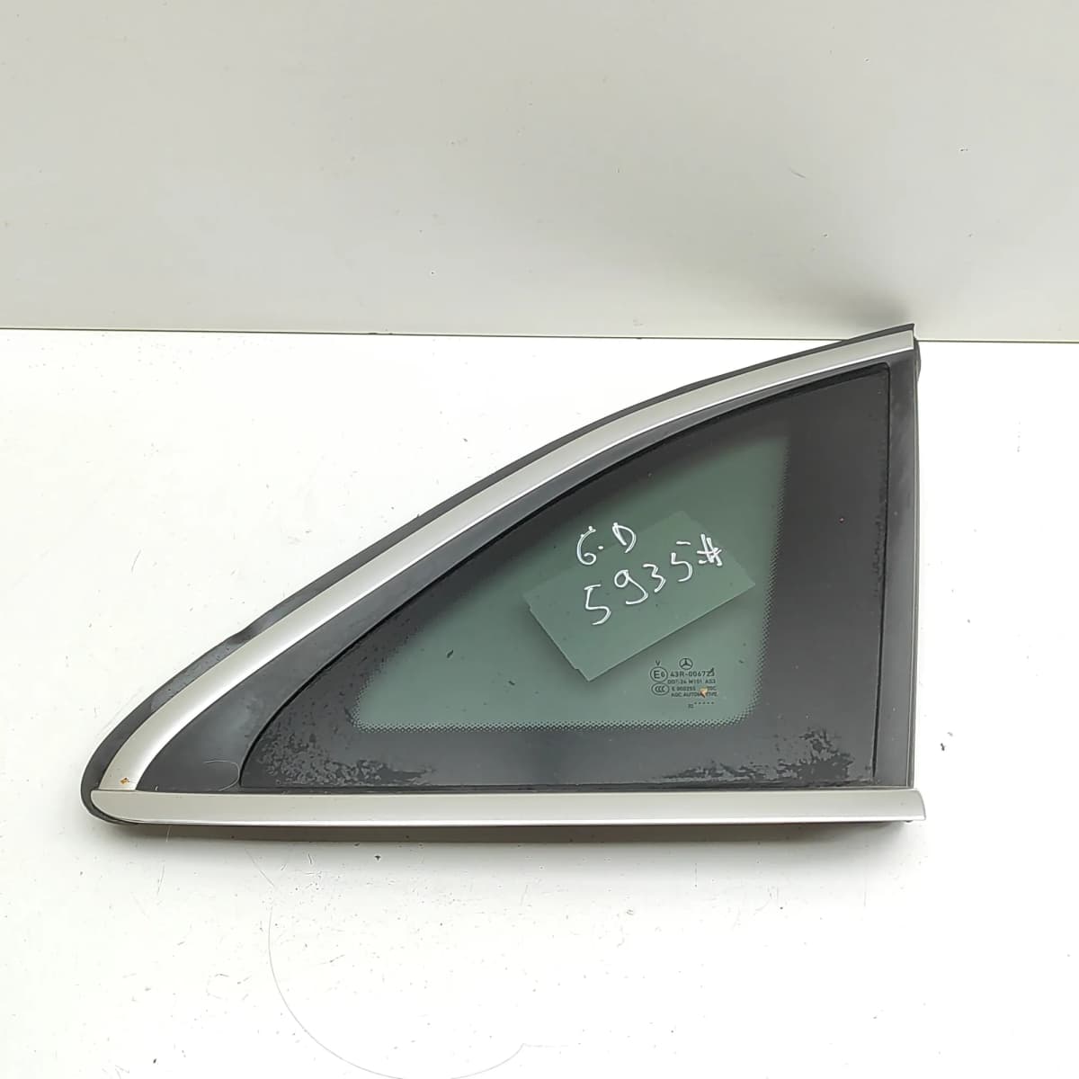 MERCEDES-BENZ GLA H247 Rear Right Quarter Window AS3 A2476706000 2022 33904432
