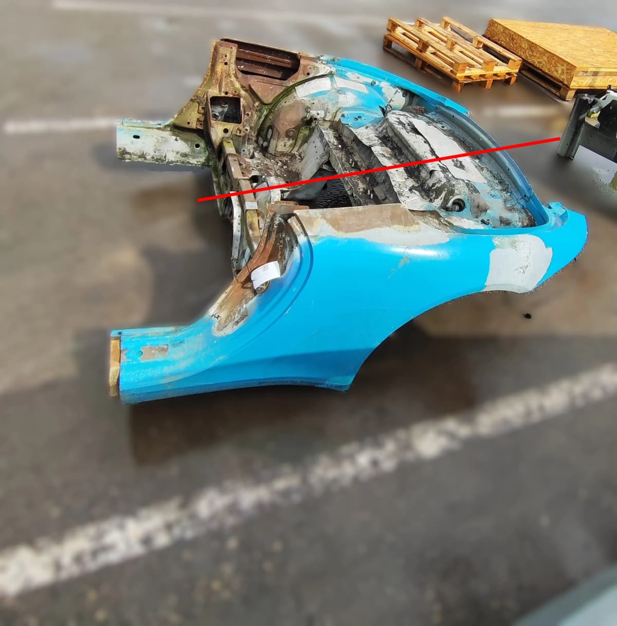 PORSCHE 911 Cabrio 991 Rear Left Quarter Panel 2016 36522733