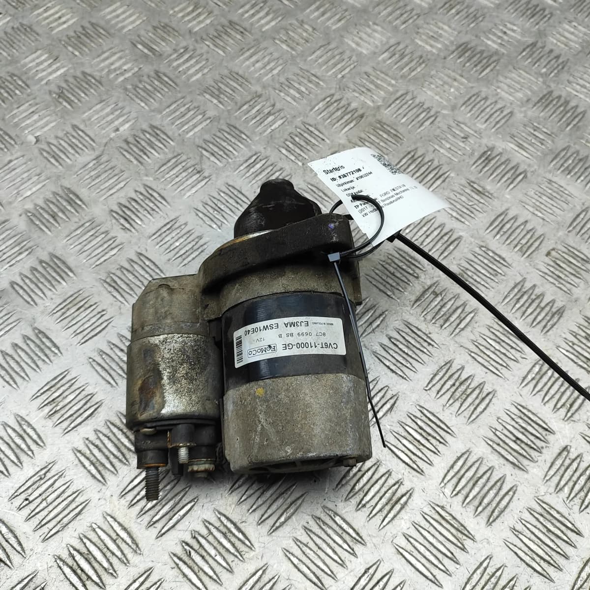 FORD FIESTA MK7 B479 Starter Motor CV6T-11000-GE 1.0 Petrol 92kw 2017 36772108