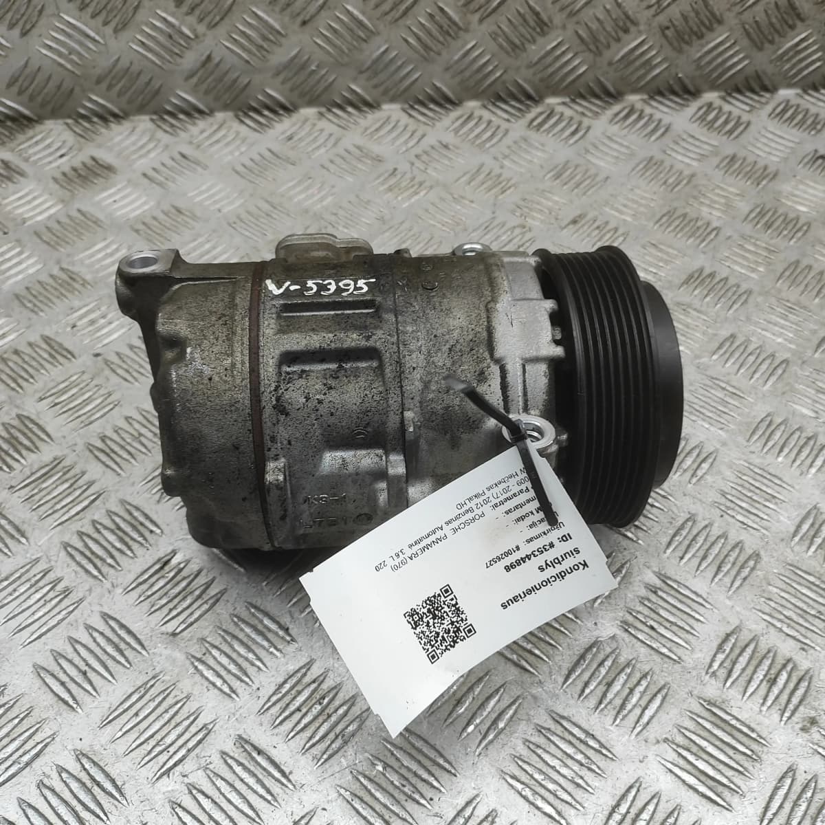PORSCHE PANAMERA 970 Air Condition A/C Pump 948126011 3.6 Petrol 220kW 2012