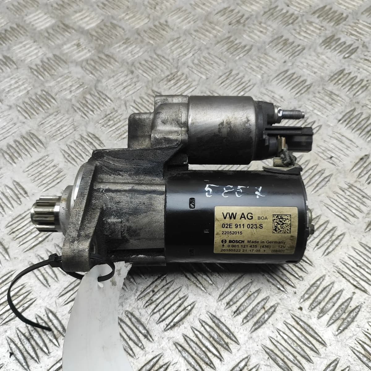 AUDI A3 Limousine 8V MK3 Starter Motor 02E911023S 2.0 Petrol 215kW 2016 33520996