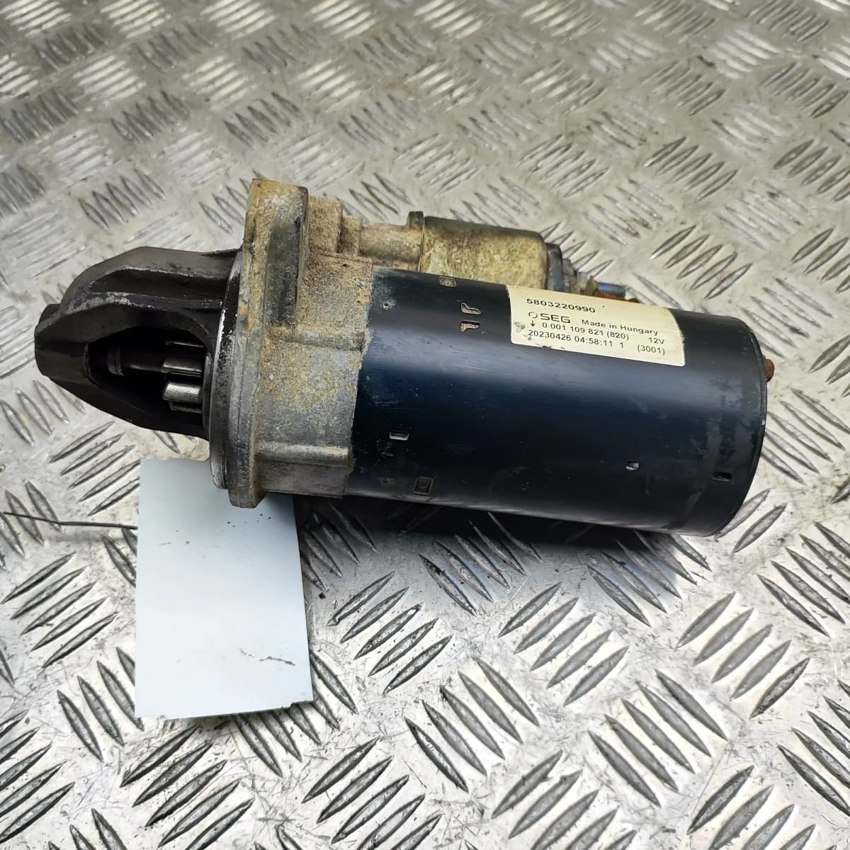 IVECO DAILY MK6 Flatbed Starter Motor 5803220990 3.0 Diesel 2023 33598188
