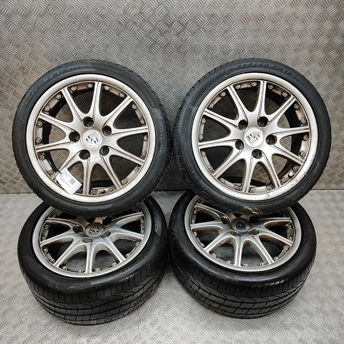 PORSCHE BOXSTER 986 Alloy Wheel Set 99636213850 2.7 Petrol 162kw 2001 36381473