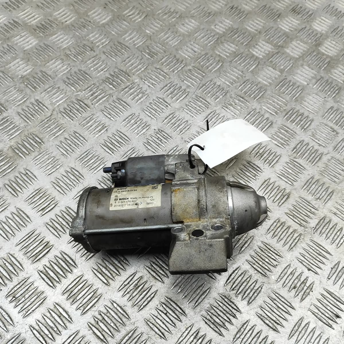 BMW 3 F30, F80 Starter Motor 8621839 2.0 Petrol 185kw 2018 34833816