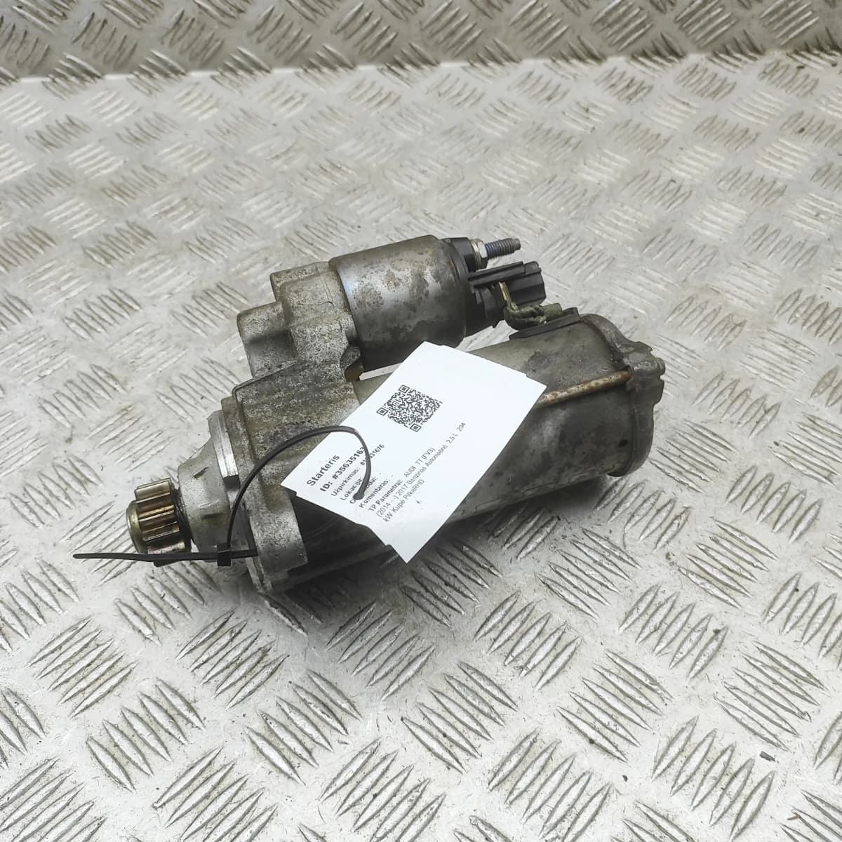 AUDI TT FV MK3 Starter Motor 02E911024B 2.5 Petrol 294kw 2017 35635163