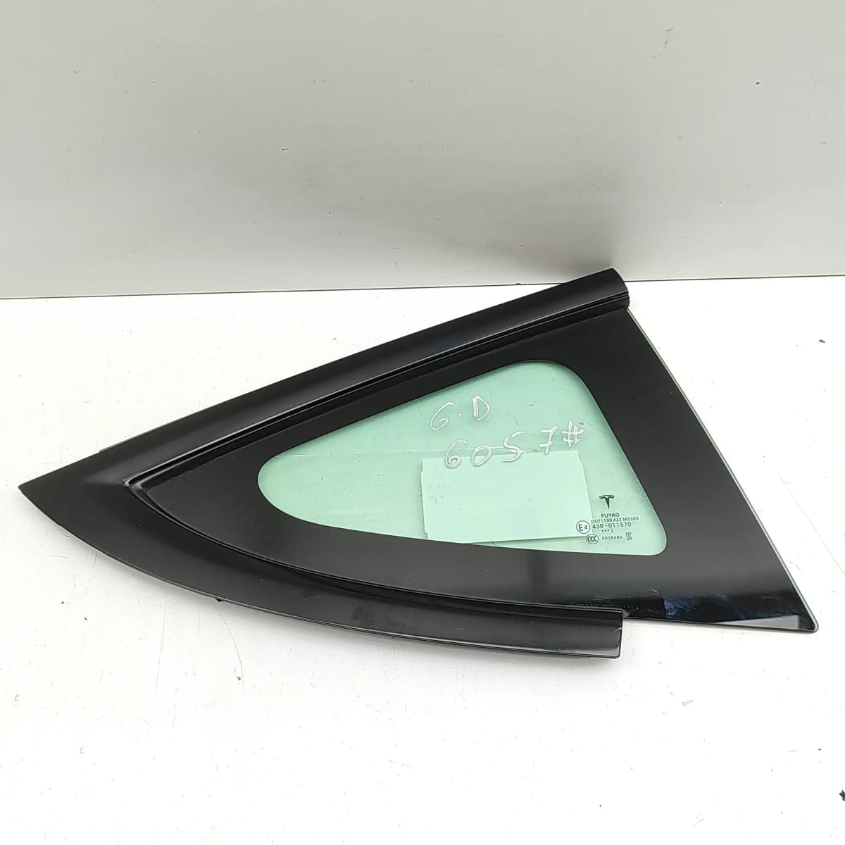 TESLA MODEL 3 Rear Right Quarter Window AS2 1514979-01-B 2021 34162155
