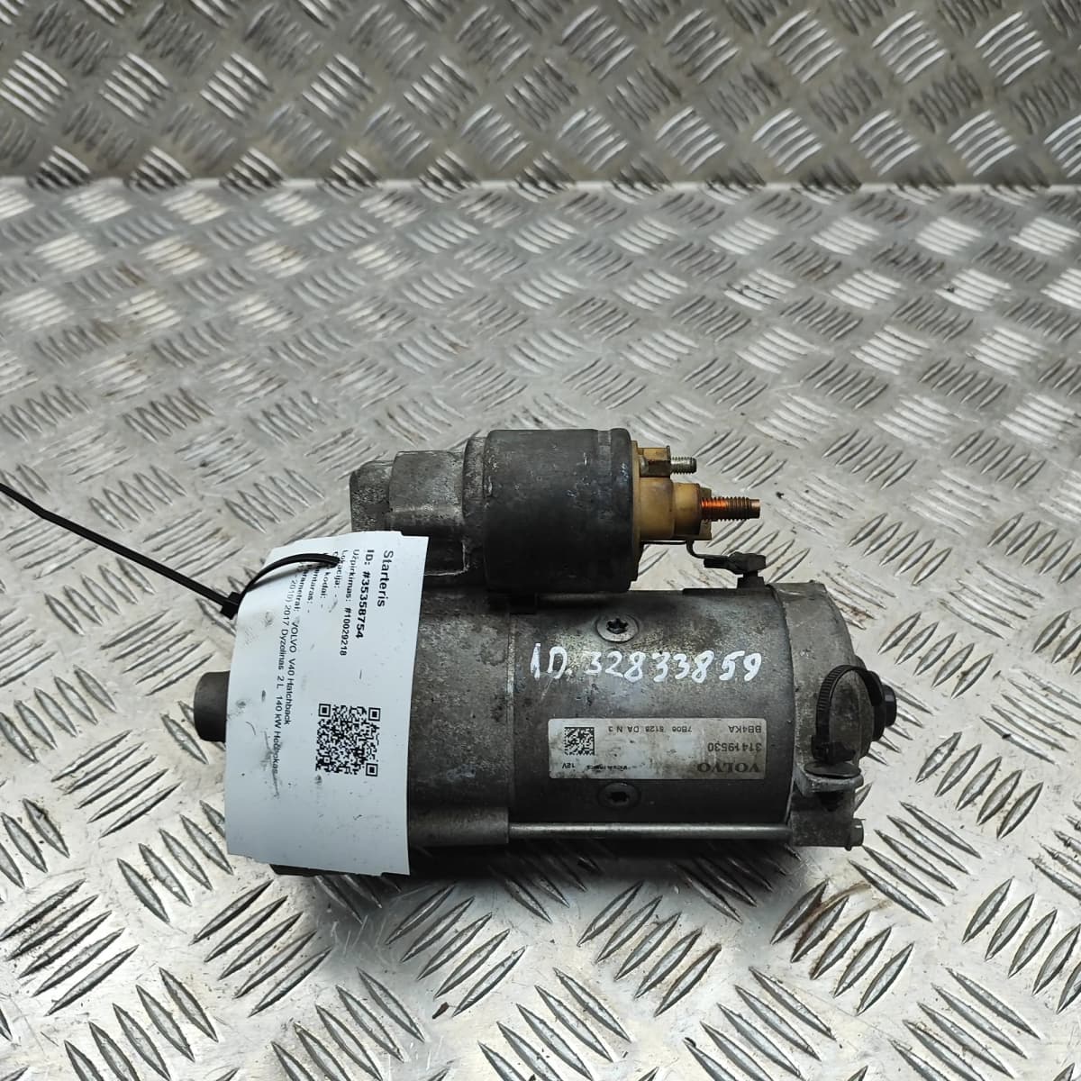 VOLVO V40 Hatchback Starter Motor 31419530 2.0 Diesel 140kw 2017 35358754
