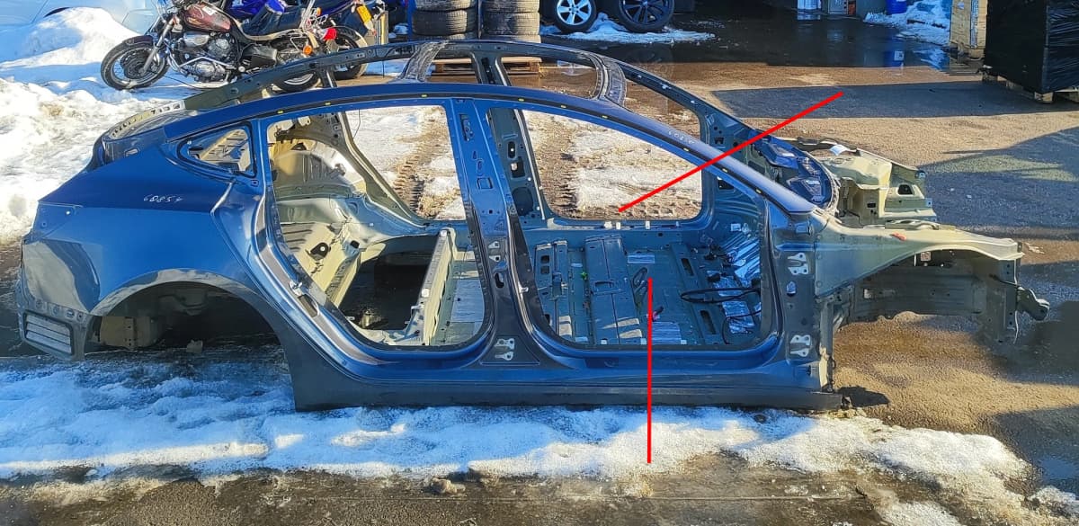TESLA MODEL 3 Front Right Quarter Panel Electricity 340kW 2019 34371754
