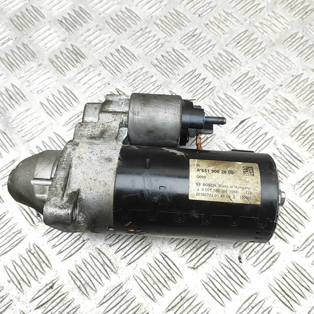 MERCEDES-BENZ C W205 Starter Motor A6519062800 2.1 Diesel 150kw 2016 34023636