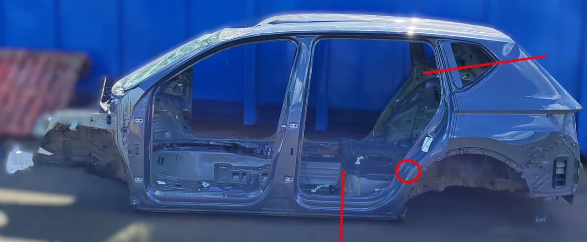 SEAT TARRACO KN2 Rear Left Quarter Panel 1.5 Petrol 110kw 2021 36201240