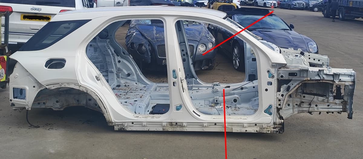 MERCEDES-BENZ GLE W167 Front Right Quarter Panel 2.0 Hybrid 225kW 2021 35148073