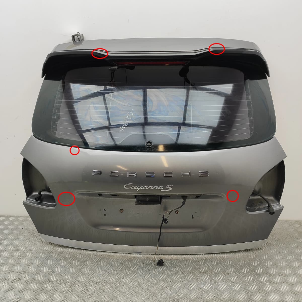 PORSCHE CAYENNE 92A Tailgate Bootlid 95851201104 4.2 Diesel 281kw 2013 35989035