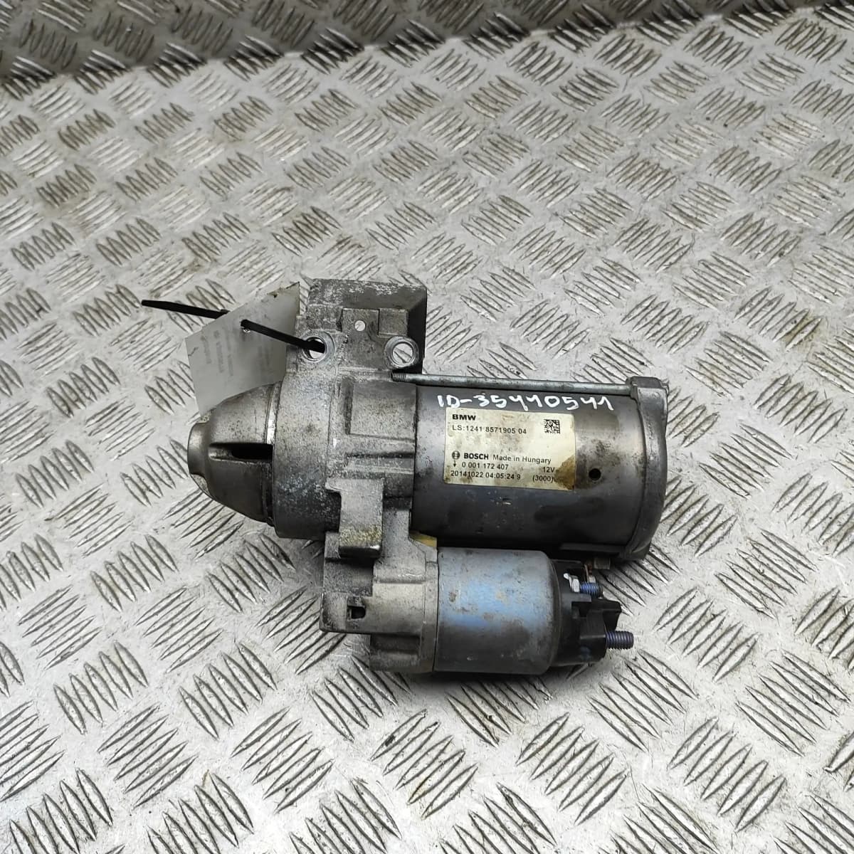 BMW 3 F30 Starter Motor 8571905 2.0 Diesel 135kw 2013 35629779