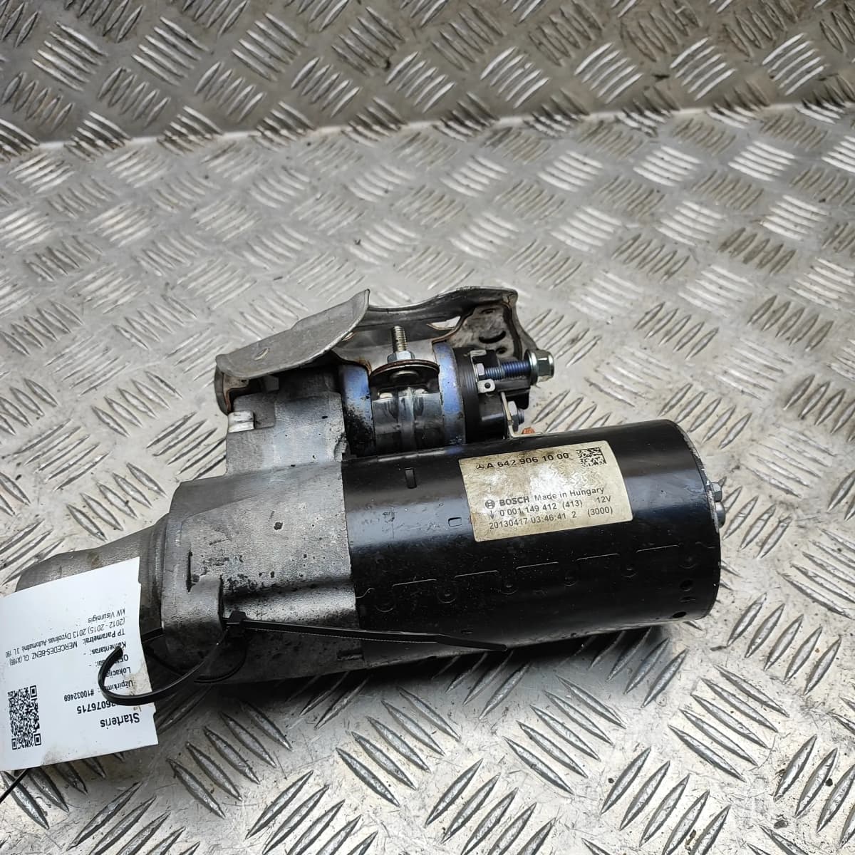MERCEDES-BENZ GL X166 Starter Motor A6429061000 3.0 Diesel 190kw 2013 36076715