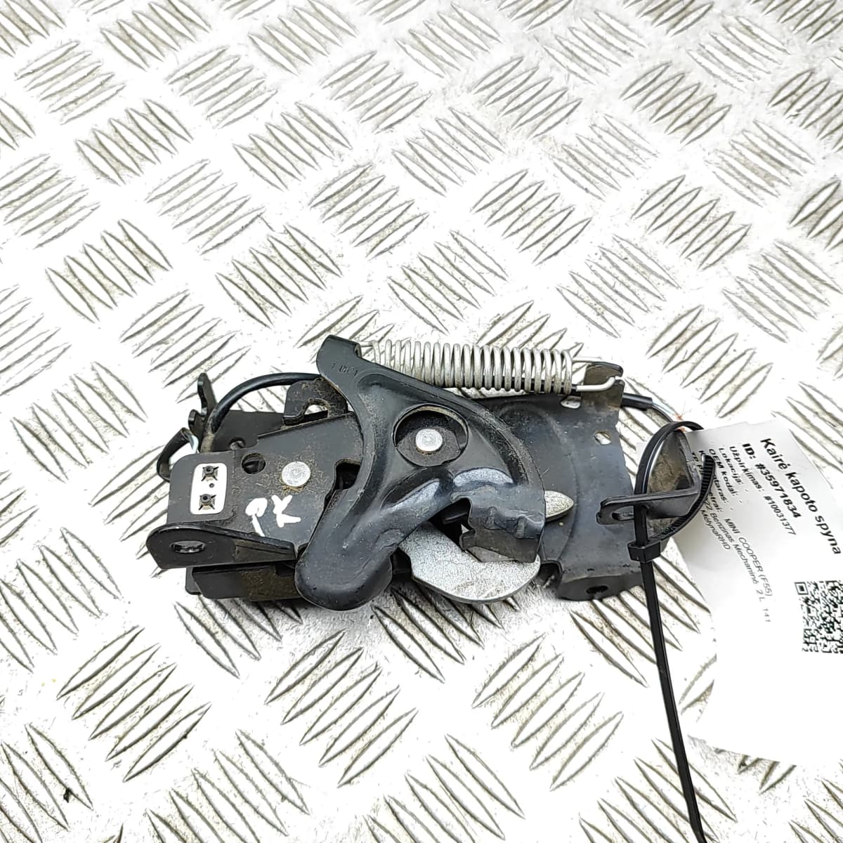 MINI COOPER F55 Left Side Hood Lock 7300569 2.0 Petrol 141kw 2022 35971834