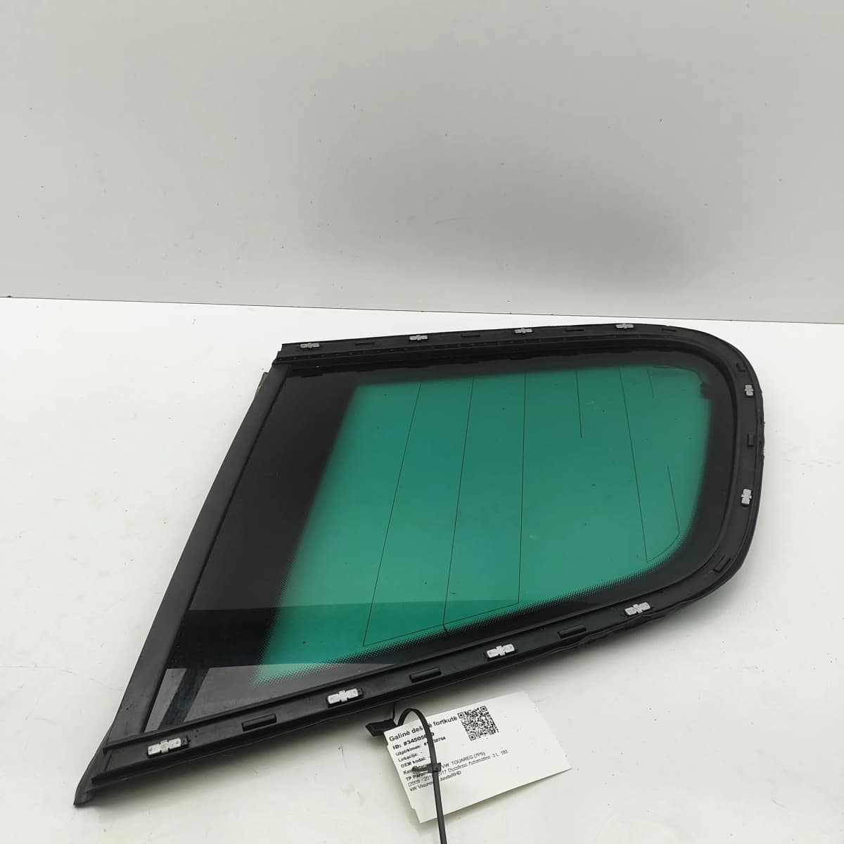 VW TOUAREG 7P5 Rear Right Quarter Window 7P6845298 3.0 Diesel 193kw 34505699