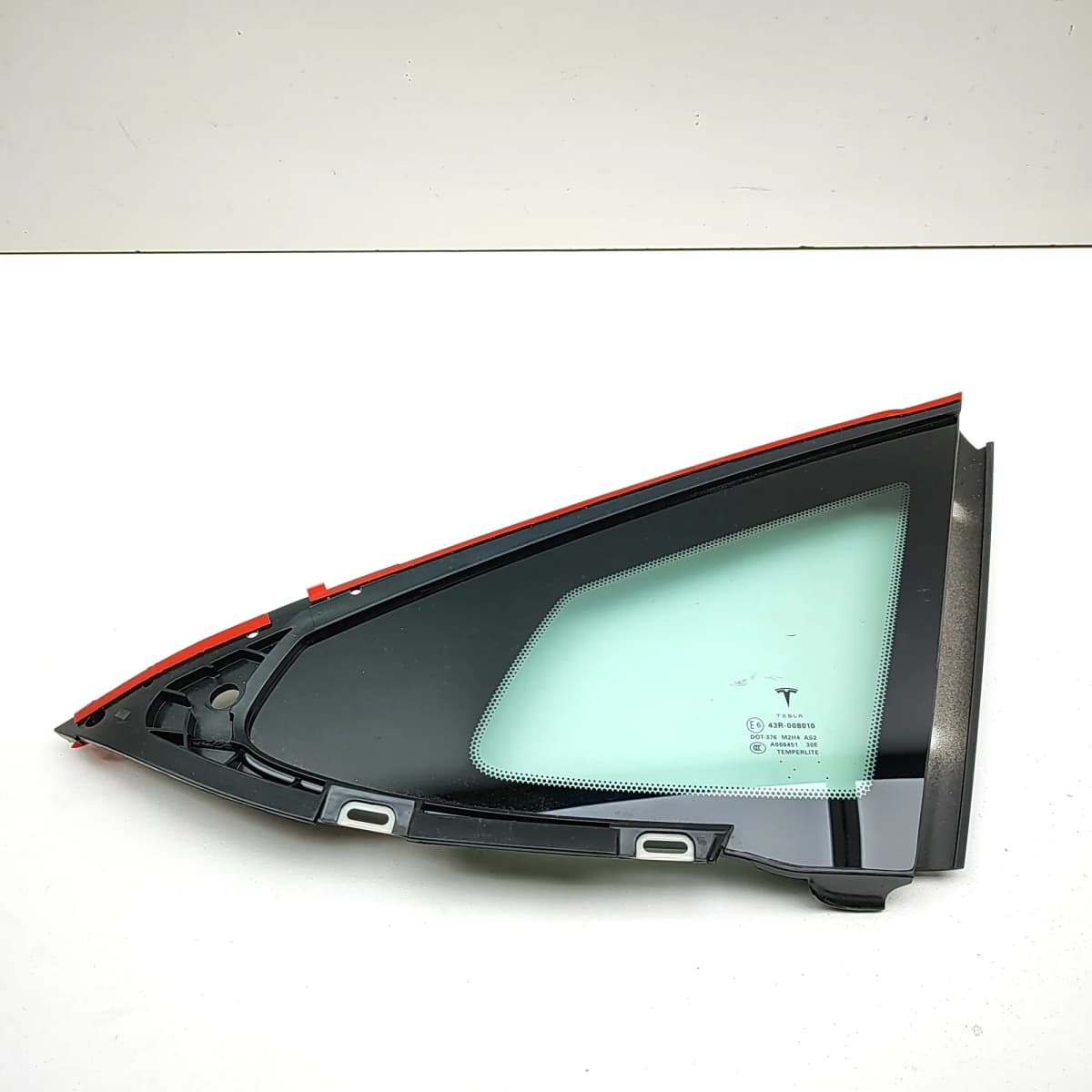 TESLA MODEL S Rear Right Quarter Window 1051821-99-A Electricity 456kw 36052616