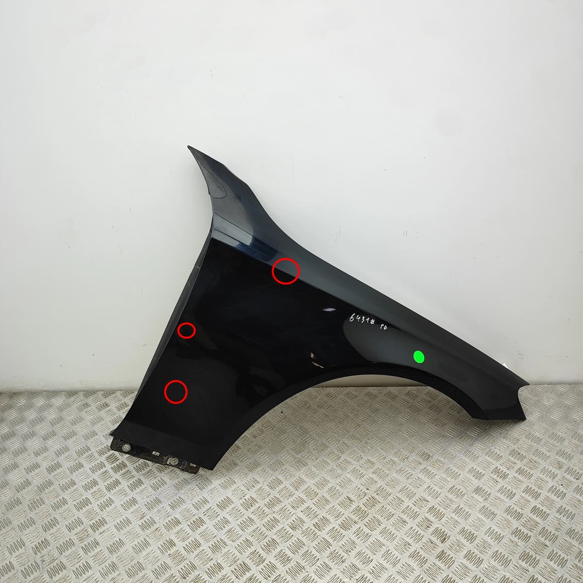 MERCEDES-BENZ S W222, V222, X222 Front Right Fender A2228810201 36771554