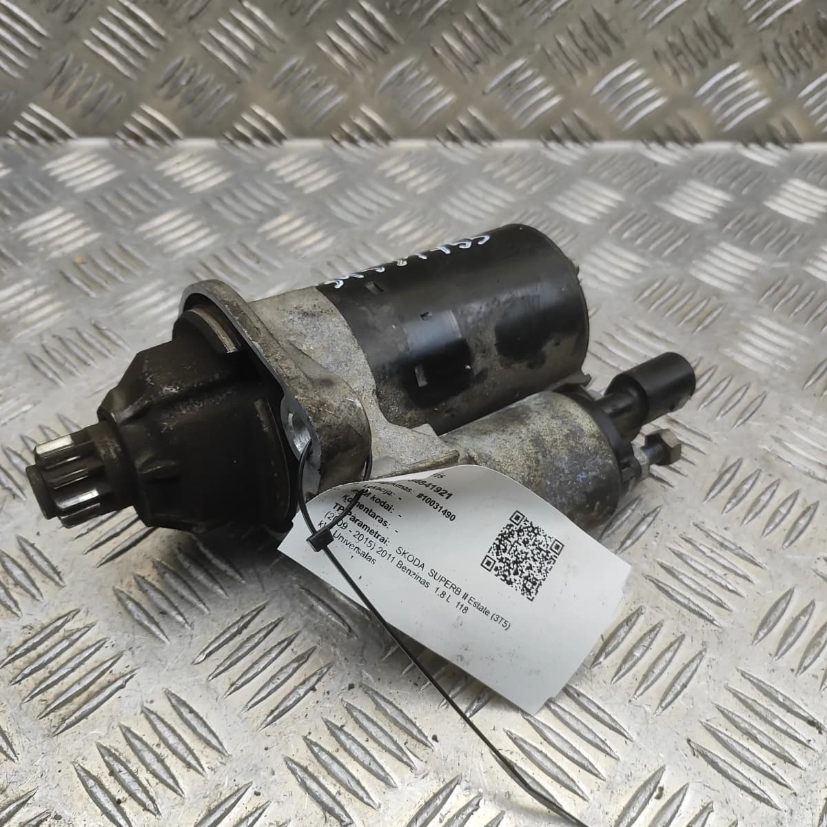 SKODA SUPERB MK2 Estate 3T5 Starter Motor 001121402 1.8 Petrol 118kw 34841921