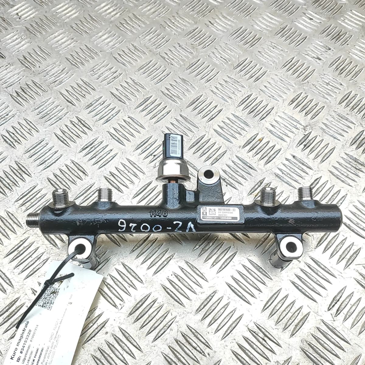 FORD KUGA MK1 Fuel Rail 9681909680 2.0 Diesel 103kw 2011 34153320