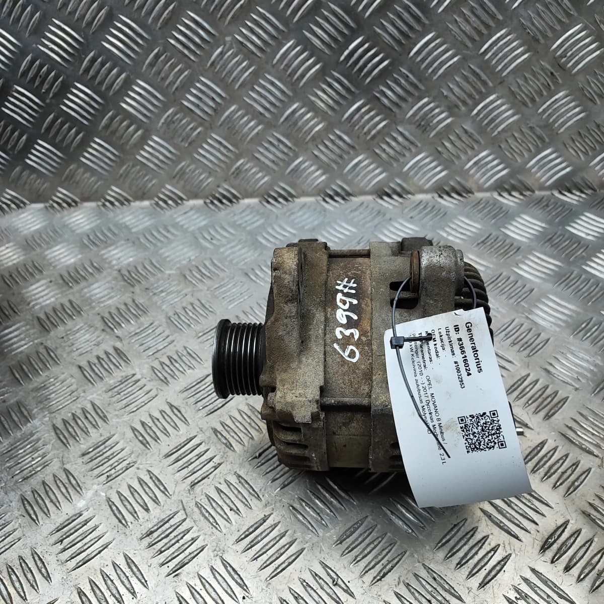 OPEL MOVANO B Minibus / passenger Alternator Generator 231008137R 36616024
