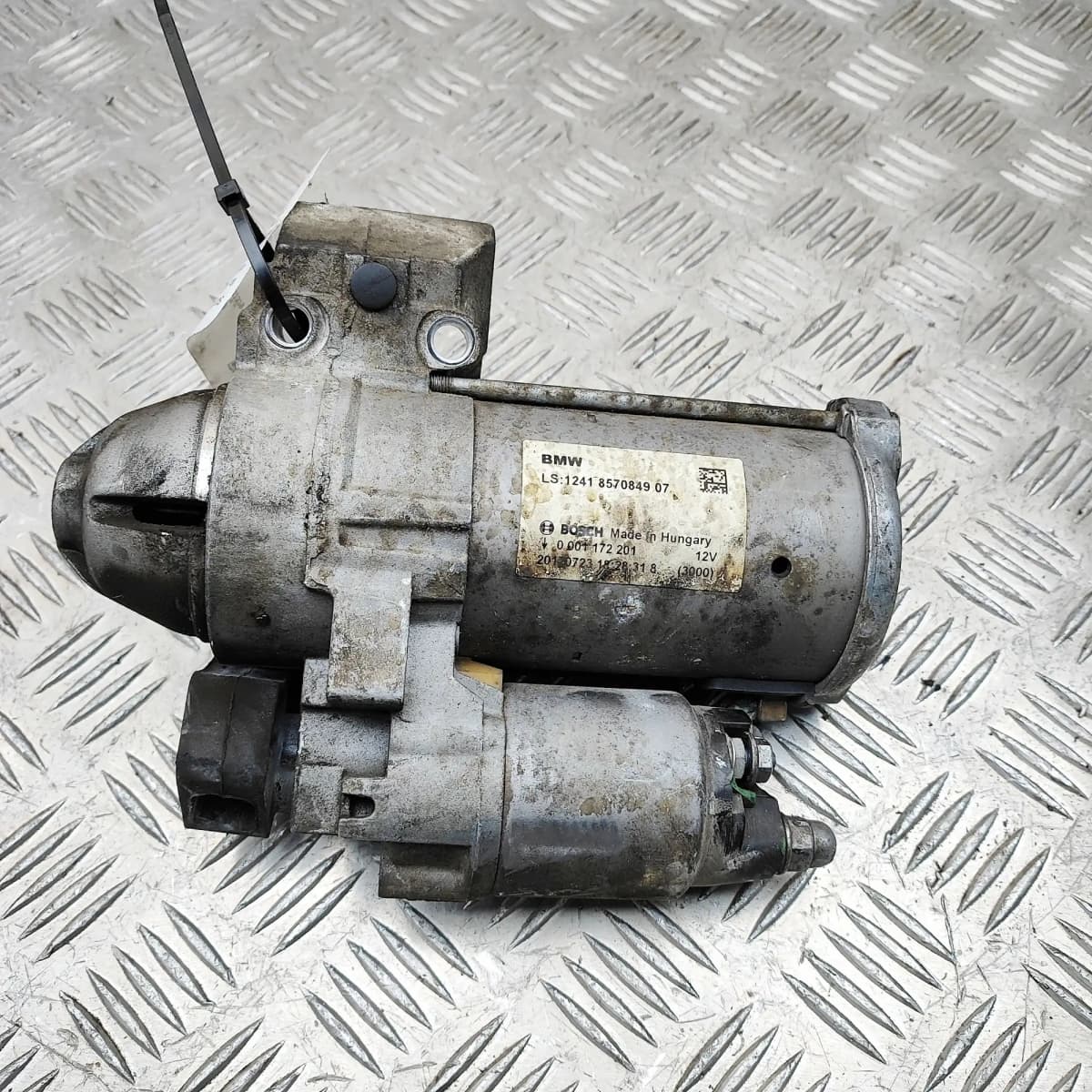 BMW 1 F20 Starter Motor 8570849 1.5 Petrol 100kw 2017 36200179